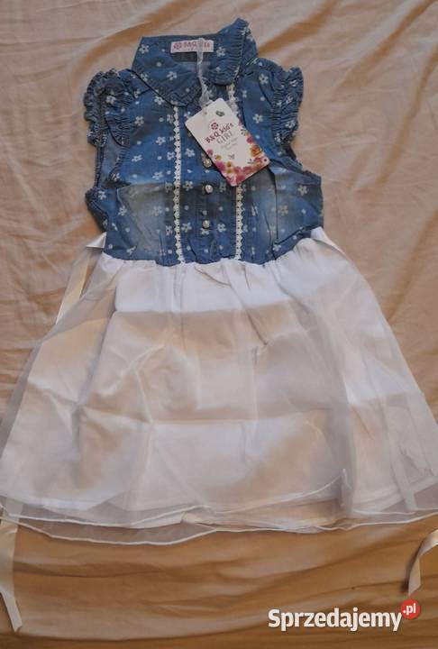 Sukienki spodnie komplety dziewczęce Rozmiar 112 Rybnik sprzedam