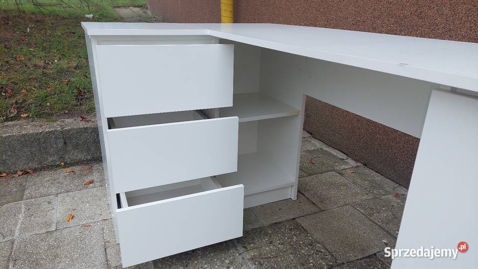 Biurko narożnikowe białe 45cm wielkopolskie Poznań