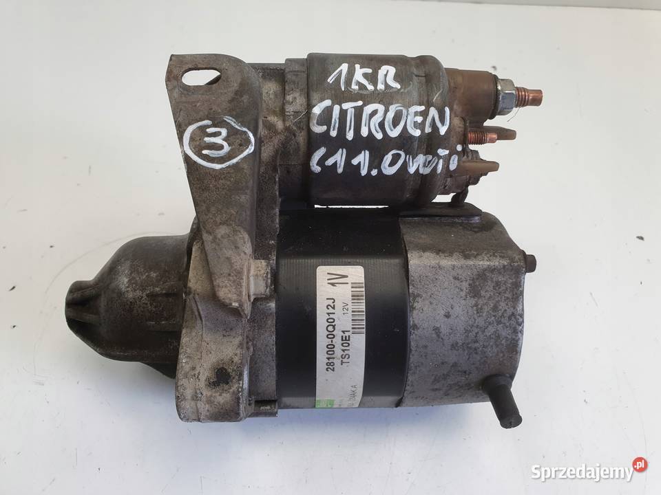 ROZRUSZNIK Citroen C1 I 10 12V ROZRUSZNIK Rudka