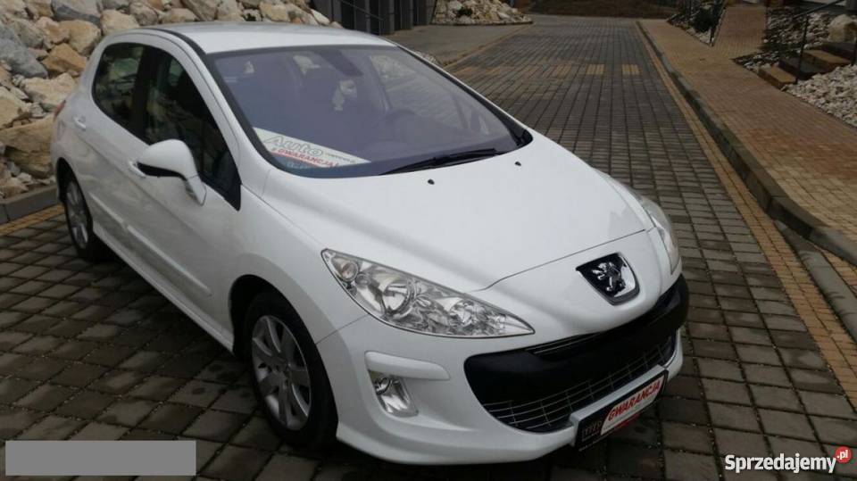 Na sprzedaż nieuszkodzony Peugeot 308 bialy wspomaganie kierownicy sprzedam