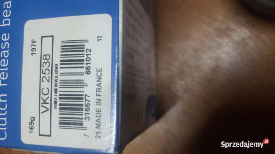 Łożysko oporowe sprzęgła VW VKC2538 SKF Kraków