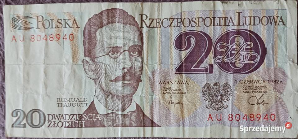 20 R Traugutt Seria AU 1VI1982 r