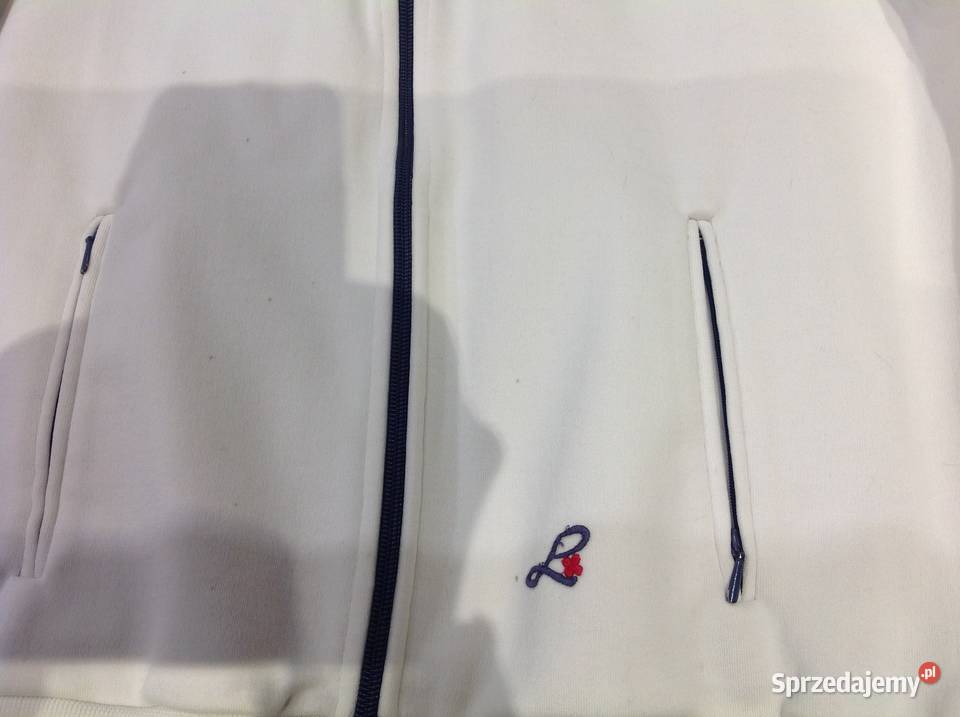 Biała Bluza dresowa Sportowa r L Nowa Sól