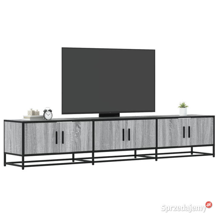 Szafka pod telewizor szary dąb sonoma 210x35x41 mazowieckie Warszawa