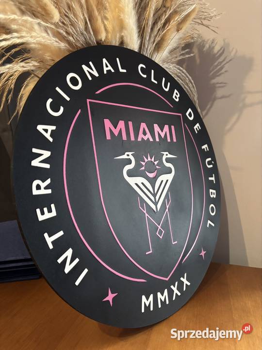 Logo na ścianie MIAMI piłka nożna Gdańsk