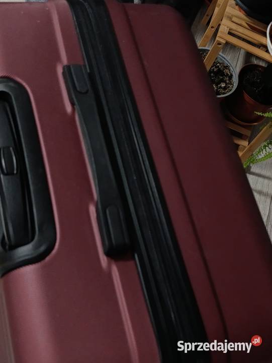 duża walizka Wittchen w kolorze bordowym wielkopolskie Poznań sprzedam
