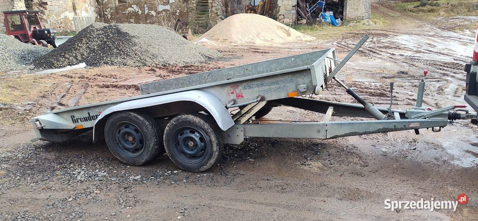 Przyczepa barnderup 2500 minikoparka uchylna dolnośląskie Lwówek Śląski