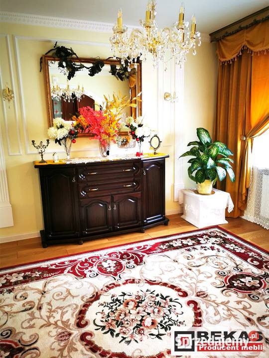 Stylowa Witryna 180 Orzech Ciemny Włoski Bekas Kredensy i witryny