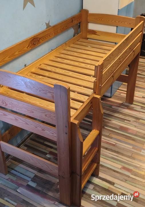 łóżko piętrowe BOSS sosna kolor naturalny Proszowice