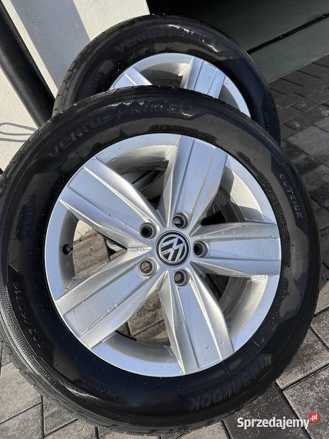 Oryginalne felgi VW 16 5x112 6x Hankook Ventus Caddy Lębork