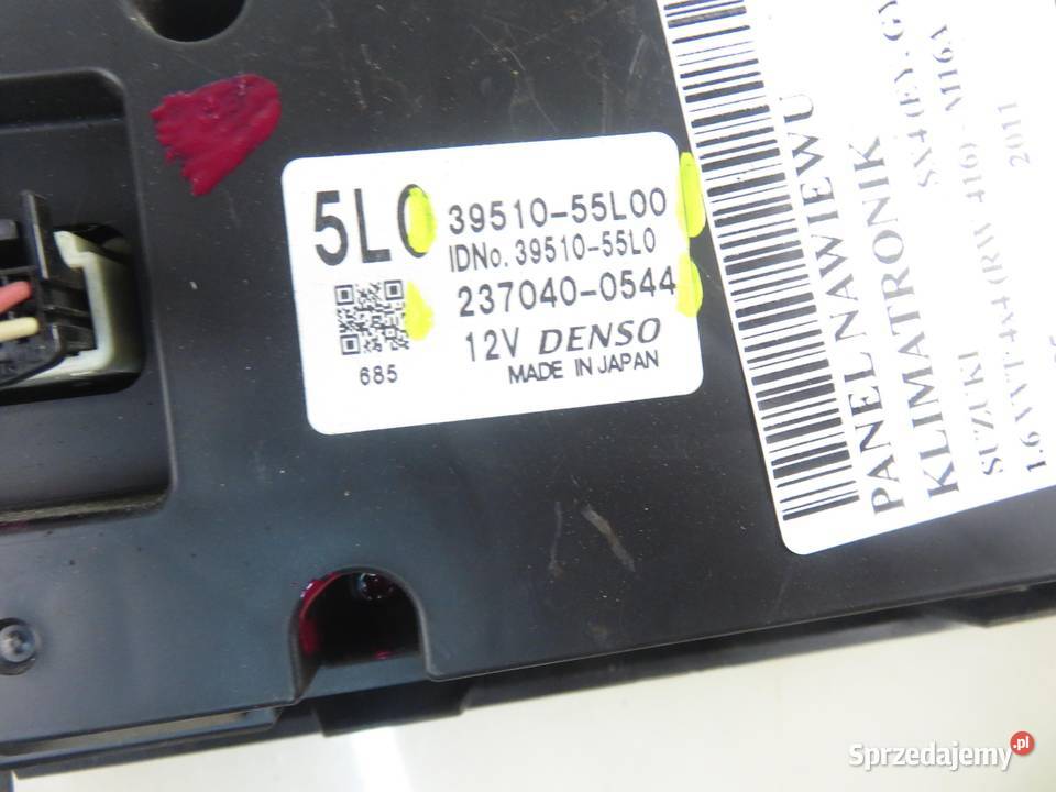 KLIMATRONIK SUZUKI SX4 3951055L00 2370400544 Motoryzacja