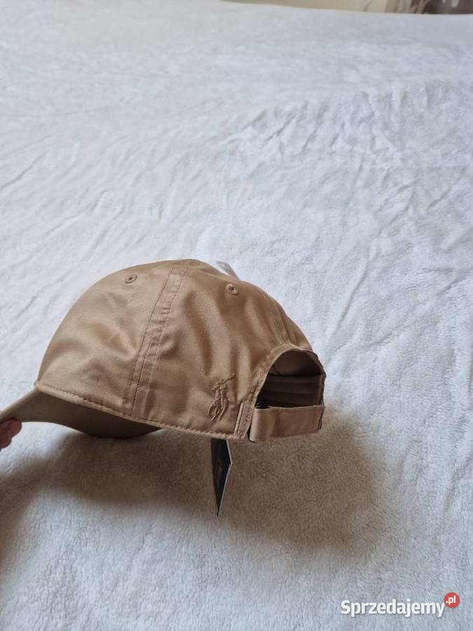 Nowa brązowa czapka z daszkiem Ralph Lauren z Uniseks Nakrycia głowy małopolskie Bibice