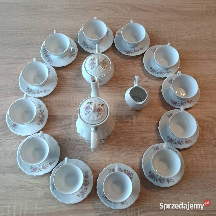 Serwis porcelanowy kawowy herbaciany Bogucice 12 Chrzanów sprzedam