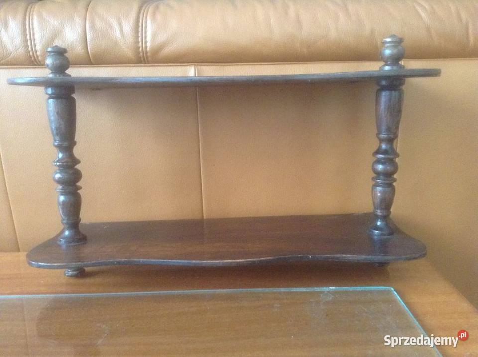 Półka drewniana dwu poziomowa Opole sprzedam