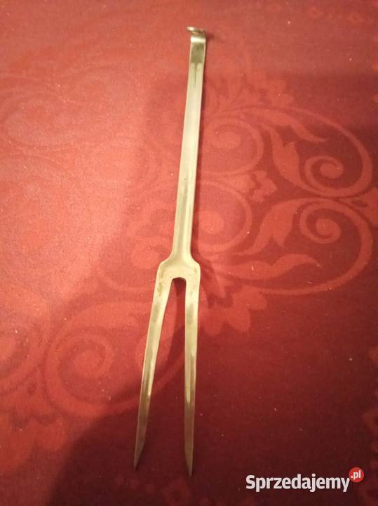 Widelec do mięsa wielki PRL Warszawa