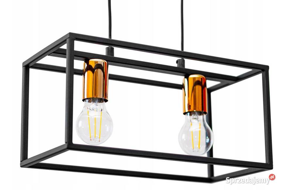 LAMPA SUFITOWA PLAFON ŻYRANDOL LOFT Czarna Choroszcz sprzedam