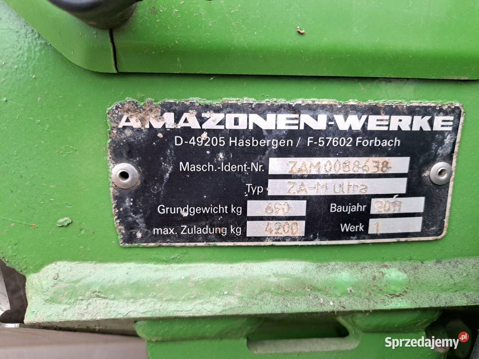 Amazone ZAM Profis Hydro 3000 rozsiewacz nawozów Biesowice