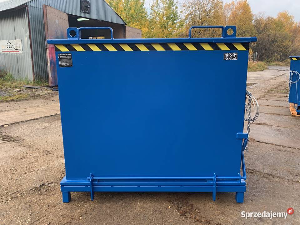 Premium stalowy kontener PMDC 1700 L z Kielce sprzedam