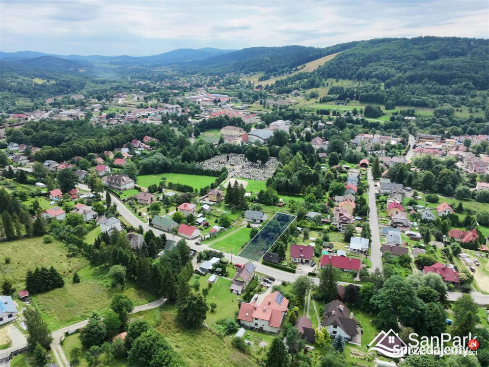 Działka do sprzedania Ustrzyki Dolne 1374m2