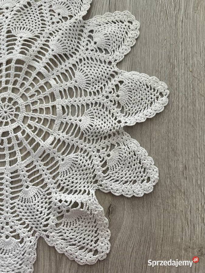 Serweta szydełko rękodzieło śr 50 Serwety i serwetki Łódź