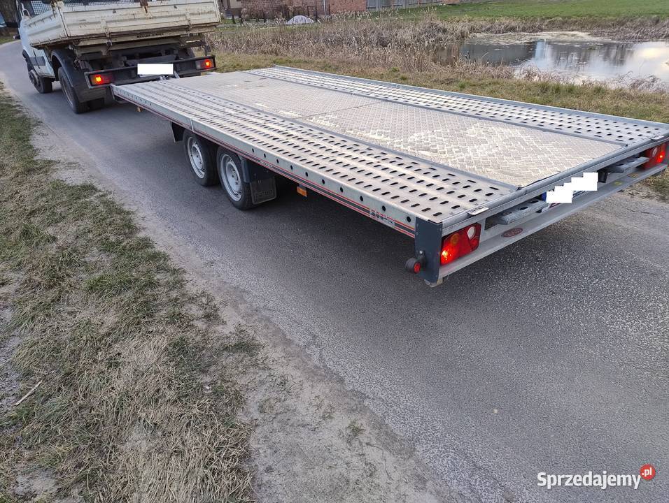 laweta samochodowa 5m dluga 3000 dmc lawety Ostrzeszów sprzedam