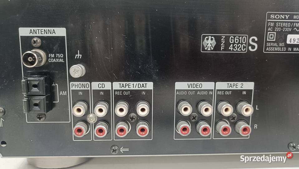 SONY STRGX290 Amplituner bez pilota Audio Poznań