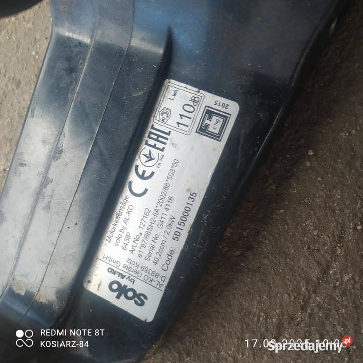 Szarpak solo by alko 643 IP pilarka lubelskie Radzyń Podlaski