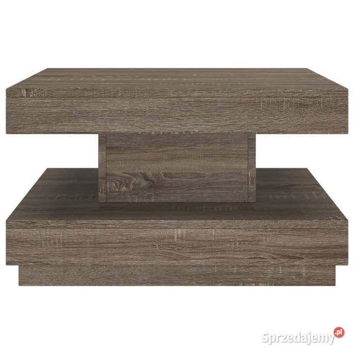 Stolik kawowy szary 60x60x35 MDF WM286098 mazowieckie Warszawa