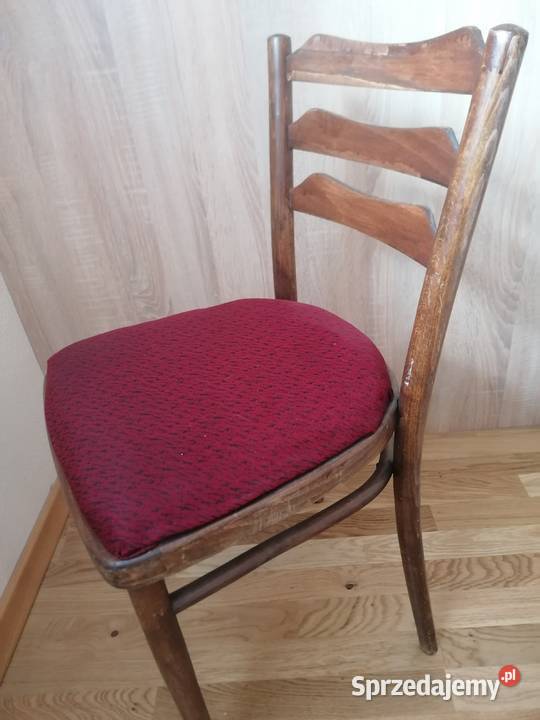 Krzesło drewniane PRL Radomsko 78cm Łódź