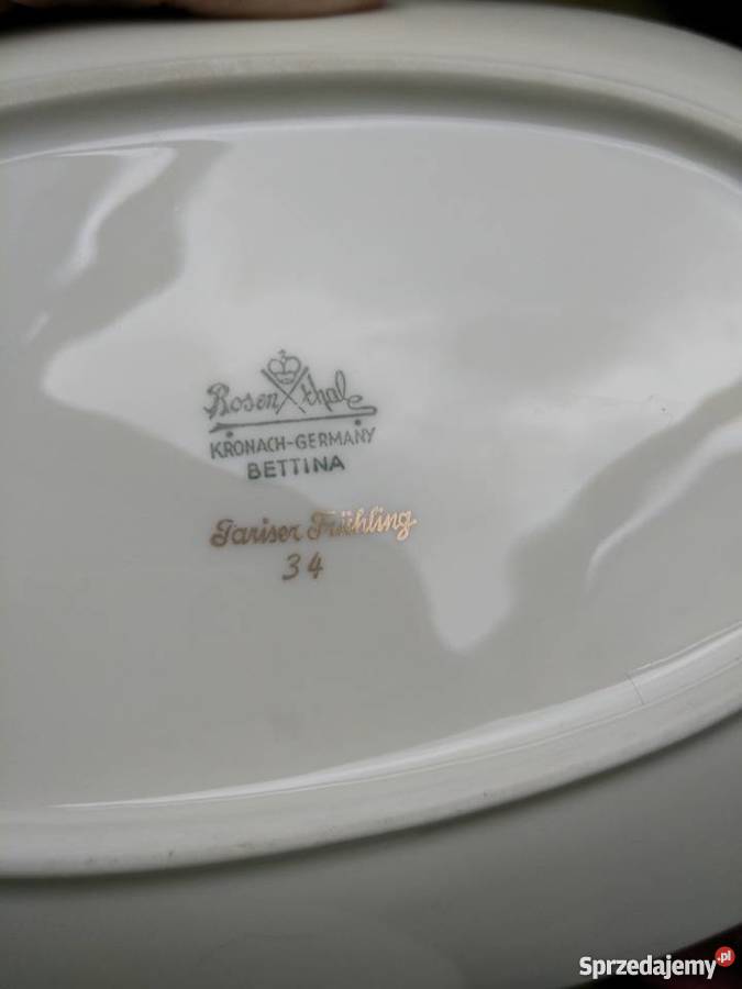 Patera Rosenthal Bettina Porcelana i szkło