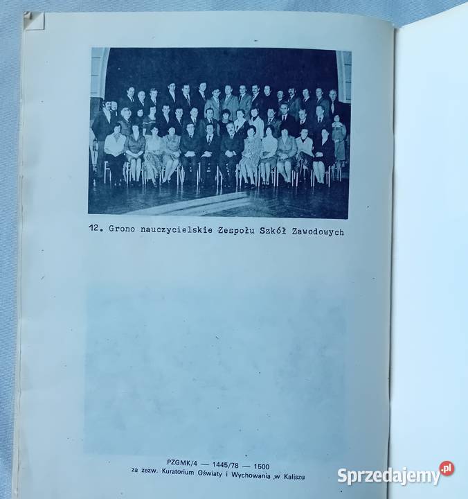 Jednodniówka Technikum Przemysłu Drzewnego w Koźminek sprzedam