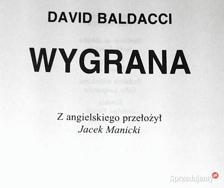 Wygrana Baldacci David Chełm