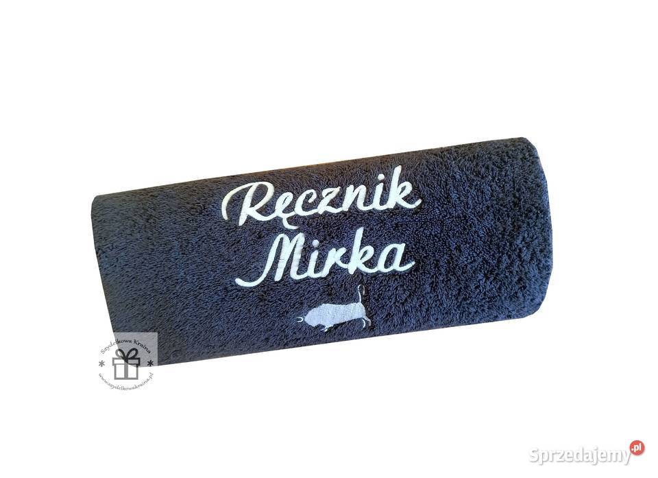 Ręcznik ze znakiem zodiaku imię PREZENT urodziny Akcesoria łazienkowe