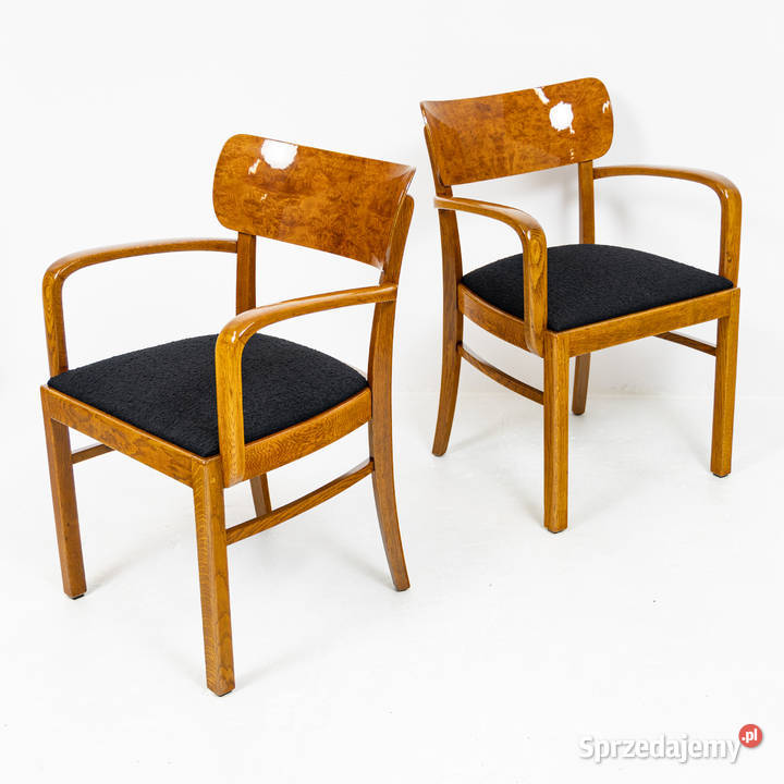 Para Foteli Krzeseł z Podłokietnikami Dwa Fotele Antyki, Sztuka, Kolekcje wielkopolskie