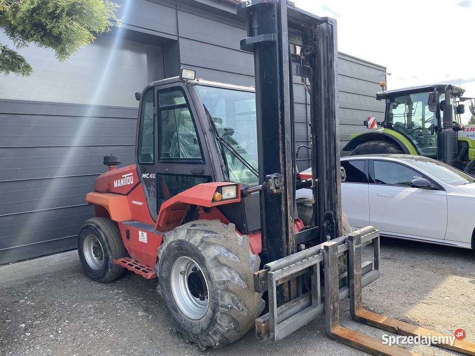 wózek widłowy terenowy MANITOU MC40 2005r Biała
