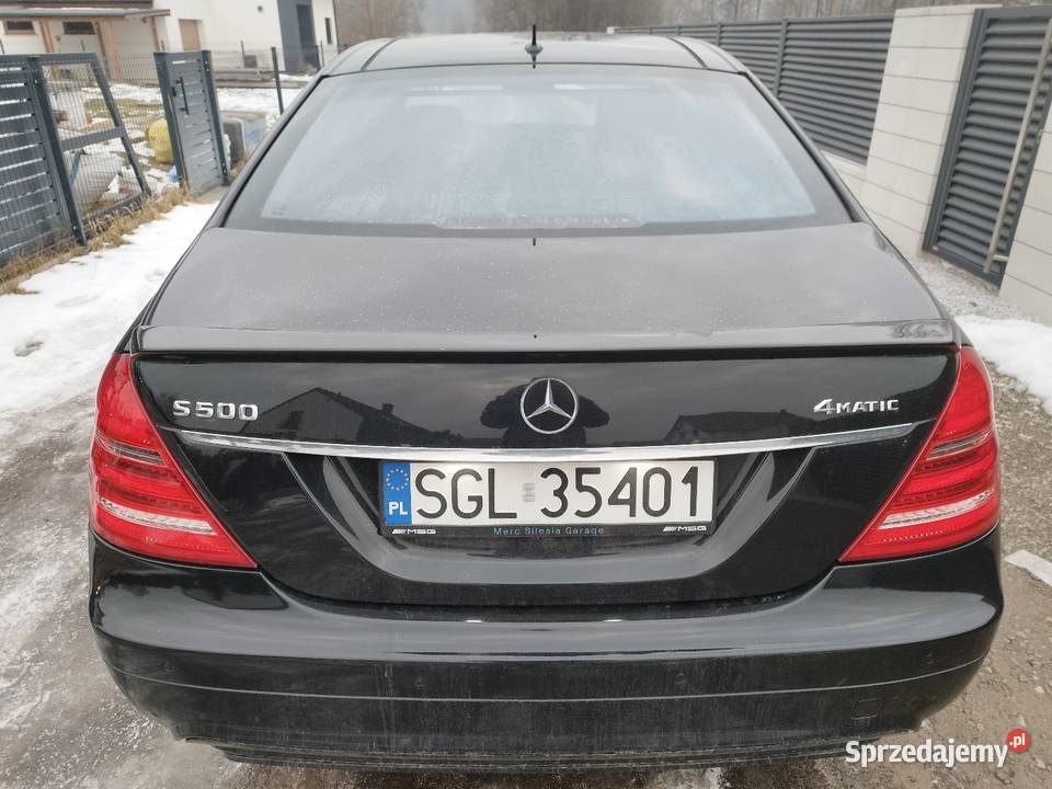 Salon Polska Mercedes S klasa4x447 V8 340 2007 śląskie Sośnicowice