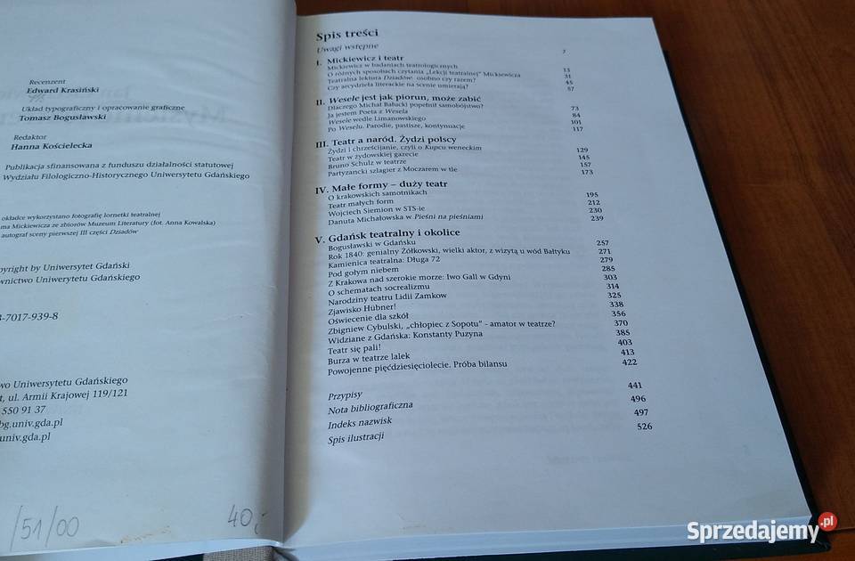 Myślenie teatrem Jan Ciechowicz Gdańsk