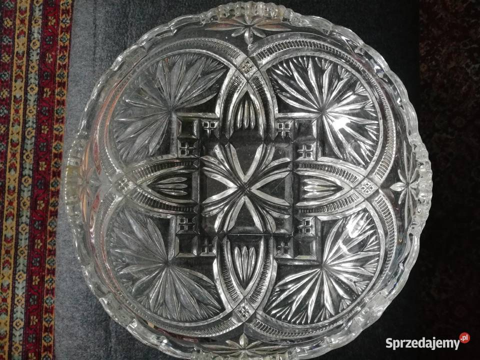 salaterka kryształowa sprzedam