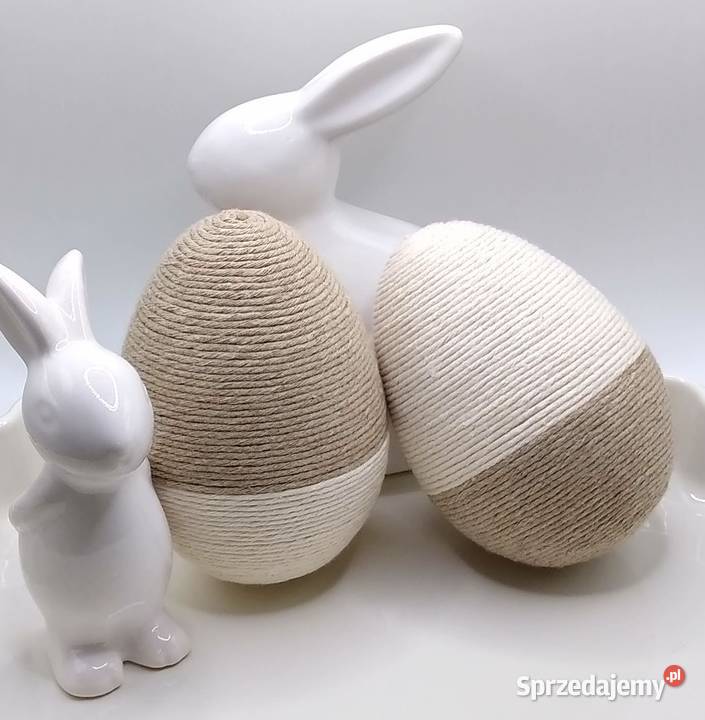 Jajko jajka rękodzieło handmade biało brązowe pomorskie Gdańsk