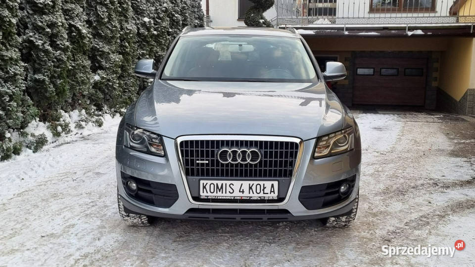 Audi Q5 180 Skóry Super Stan Quattro GWARANCJA światła do jazdy dziennej Płońsk sprzedam