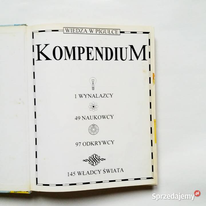 Kompendium Wynalazcy odkrywcy naukowcy wynalazki technika, nauki techniczne