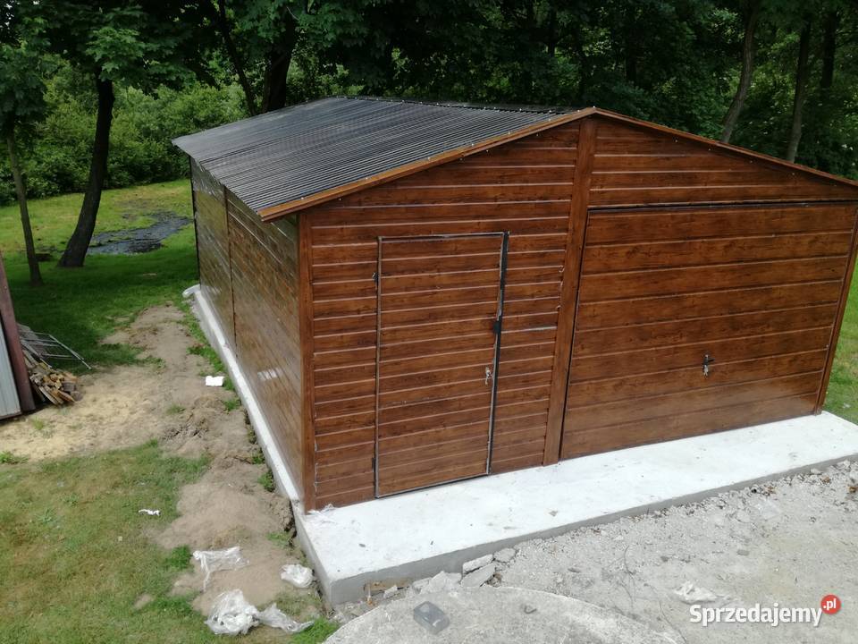 Drewnopodobny Blaszak Blaszany Garaż  Garaże Garaże i miejsca postojowe Pułtusk