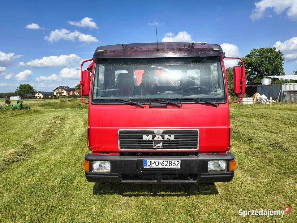 Man 10163 L2000 wywrotka kiper hds żuraw 4900kg Opole