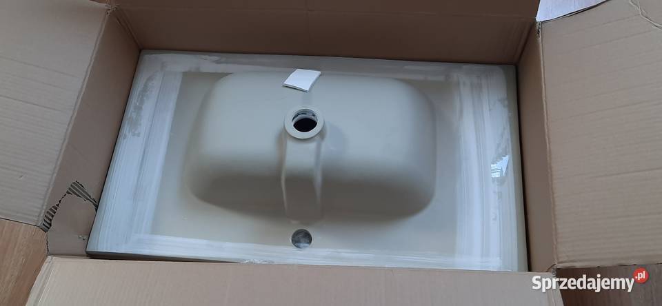 Umywalka ceramiczna biała naszafkowa Raciborowice