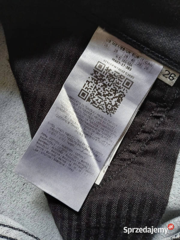 Spodnie damskie czarne bawełna rozmiar sxs Guess Rozmiar 36(S) Kielce