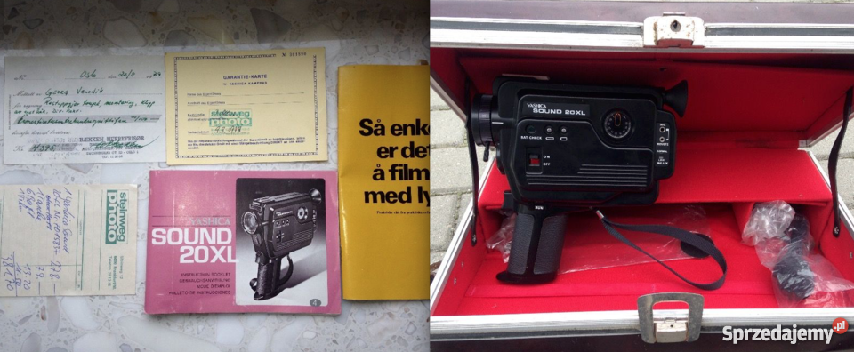 kamera antyk yashica sound 20xl zachodniopomorskie Robuń