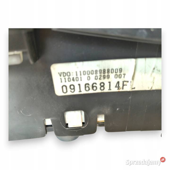 LICZNIK ZEGARY 09166814 FL Opel Corsa C 10 12V osobowe lubelskie Chełm