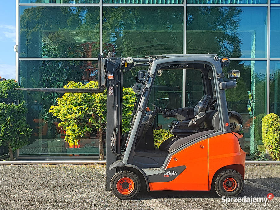 Wózek widłowy gazowy Linde H16T01 LPG triplex Kęty sprzedam