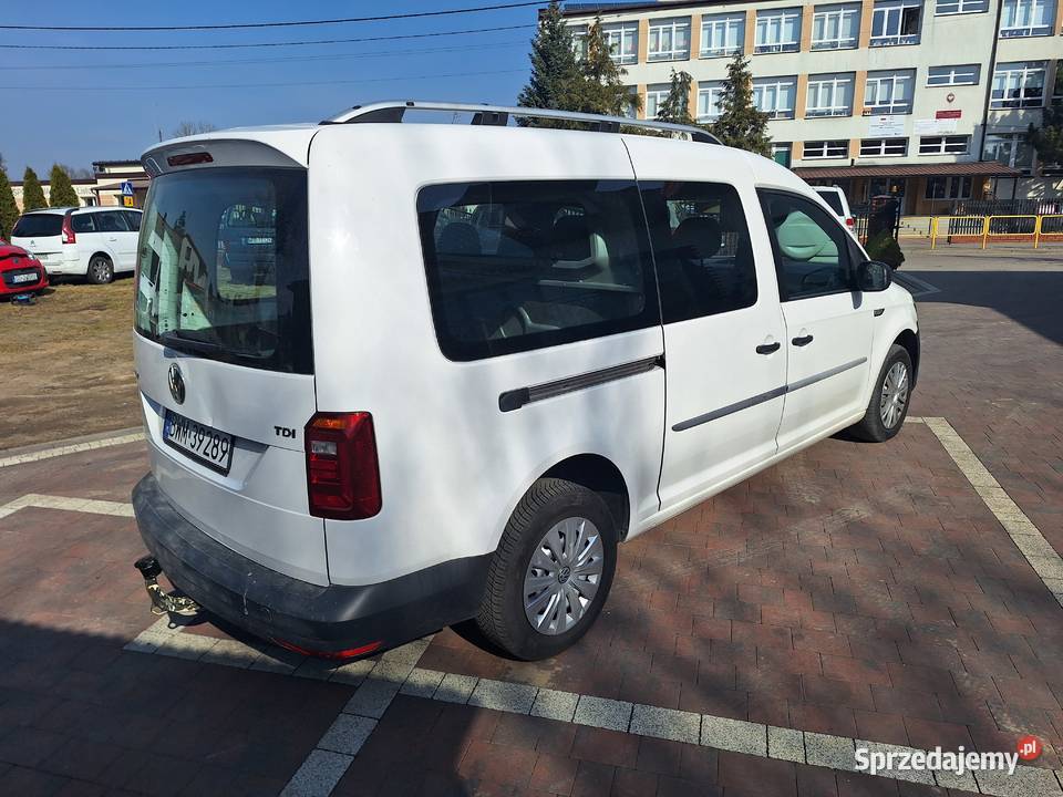 Volkswagen Caddy Maxi 20tdi 5osobowe 2017r Caddy podlaskie Ciechanowiec