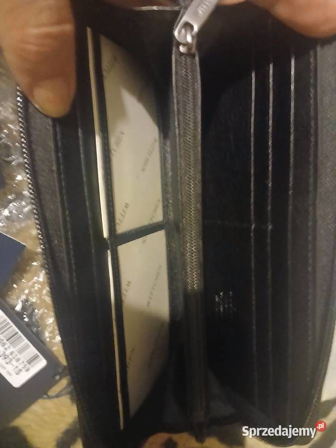 Portfel tloczony wittchen nowy czarny